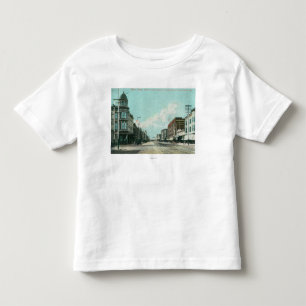 Camiseta Infantil Vista da torre elétrica da rua de Santa Clara