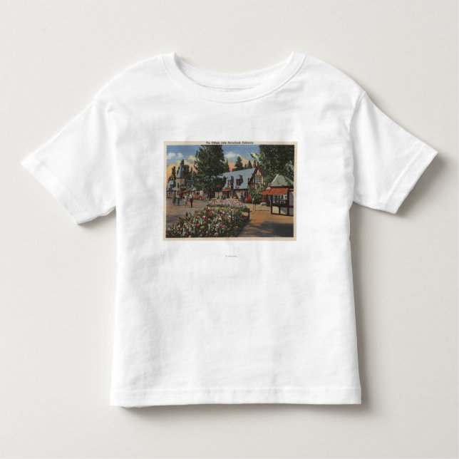 Camiseta Infantil Vista da vila (Frente)