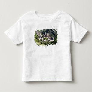 Camiseta Infantil Vista da vila e da igreja de St. Foy (pho
