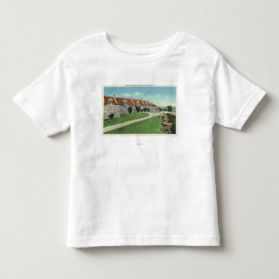 Camiseta Infantil Vista das casernas do sul da bandeira
