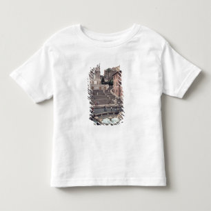 Camiseta Infantil Vista das etapas ou do Scalinata do espanhol