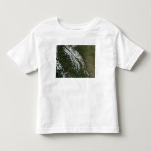 Camiseta Infantil Vista das montanhas rochosas