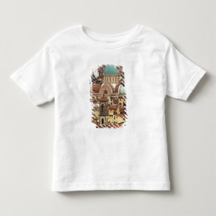 Camiseta Infantil Vista de Florença, Itália da Piazza
