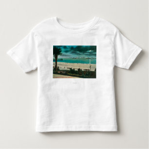 Camiseta Infantil Vista de navios de guerra dos E.U. no OceanSanta