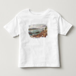 Camiseta Infantil Vista de Paris do Quai de la Rapee
