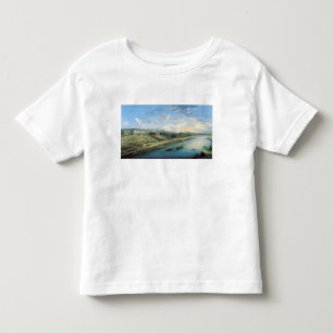 Camiseta Infantil Vista de Passy e de Chaillot de Grenelle