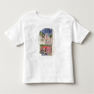 Camiseta Infantil Vista de Roma como a cidade do deus