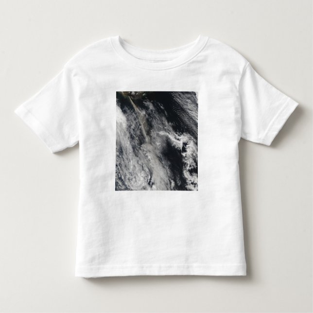Camiseta Infantil Vista de satélite de uma cinza 2 (Frente)