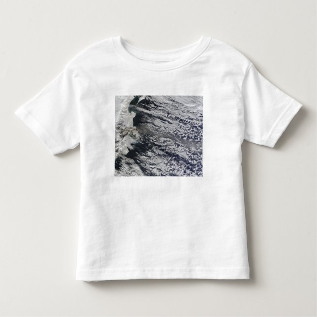 Camiseta Infantil Vista de satélite de uma cinza 3 (Frente)
