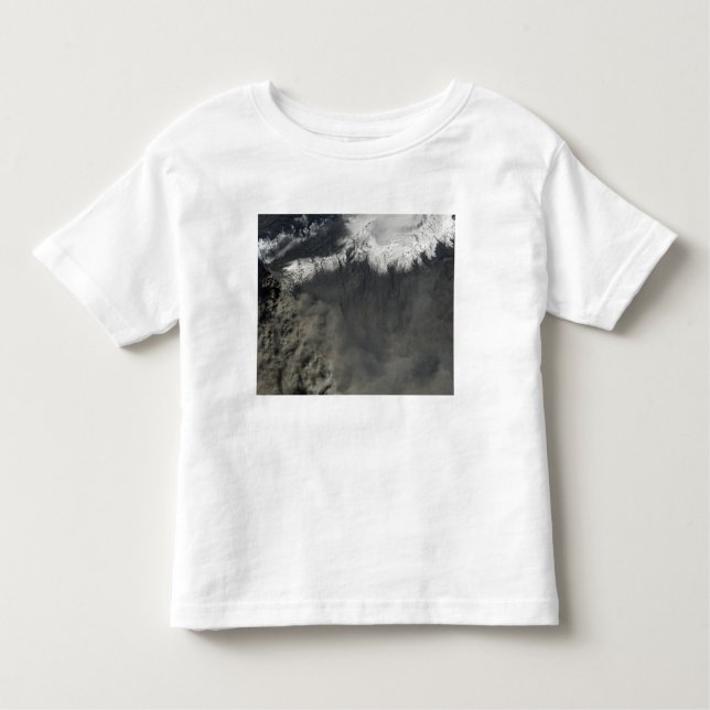 Camiseta Infantil Vista de satélite de uma cinza 4 (Frente)