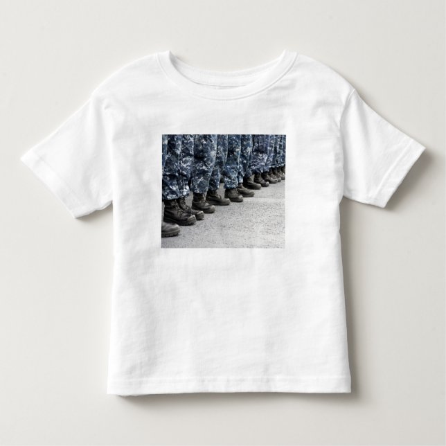 Camiseta Infantil Vista de seção baixa dos marinheiros (Frente)