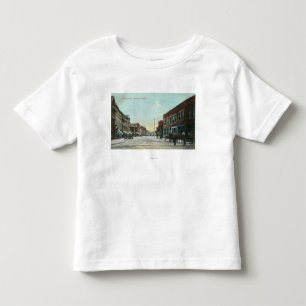 Camiseta Infantil Vista de StreetLewiston principal, identificação