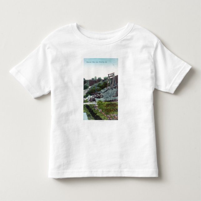 Camiseta Infantil Vista de um diamante MineOroville, CA (Frente)