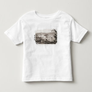 Camiseta Infantil Vista de um Phalanstery francês