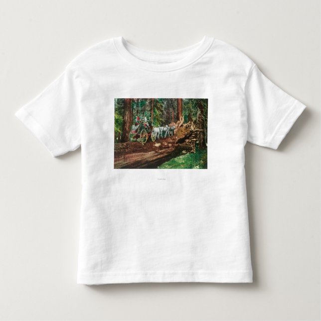 Camiseta Infantil Vista de um treinador do palco sobre um gigante (Frente)
