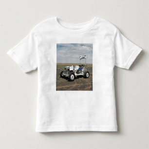 Camiseta Infantil Vista de um veículo lunar de 1-G Rover