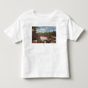 Camiseta Infantil Vista de uma ponte para as três ilhas irmãs