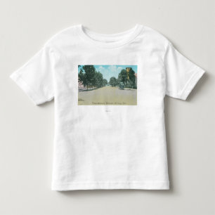 Camiseta Infantil Vista de uma residência StreetGilroy, CA