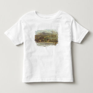 Camiseta Infantil Vista de Vico Estense de Sorrento que olha para