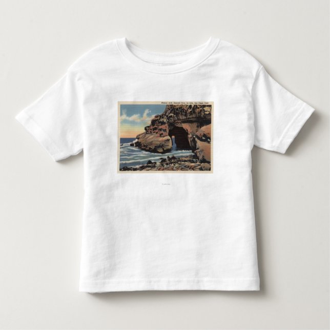 Camiseta Infantil Vista do arco natural, angra esmeralda (Frente)