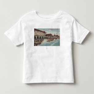 Camiseta Infantil Vista do auditório, do casino, & da casa do banho