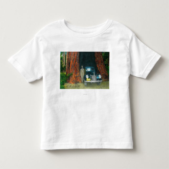 Camiseta Infantil Vista do auto parque estadual da bacia de TreeBig, (Frente)