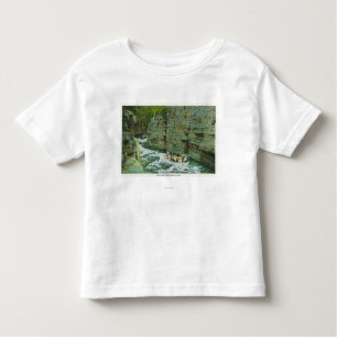 Camiseta Infantil Vista do barco que começa abaixo do canal
