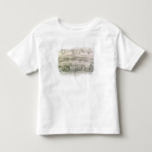 Camiseta Infantil Vista do Bordéus e do rio Garona, assinada perto