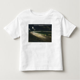 Camiseta Infantil Vista do canal adutor na noite