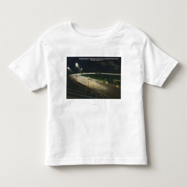 Camiseta Infantil Vista do canal adutor na noite (Frente)