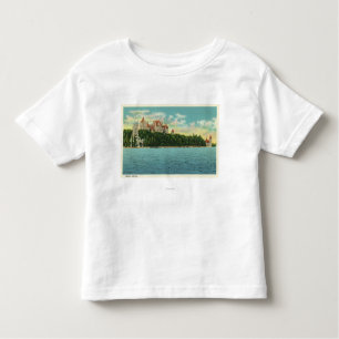 Camiseta Infantil Vista do castelo de Boldt