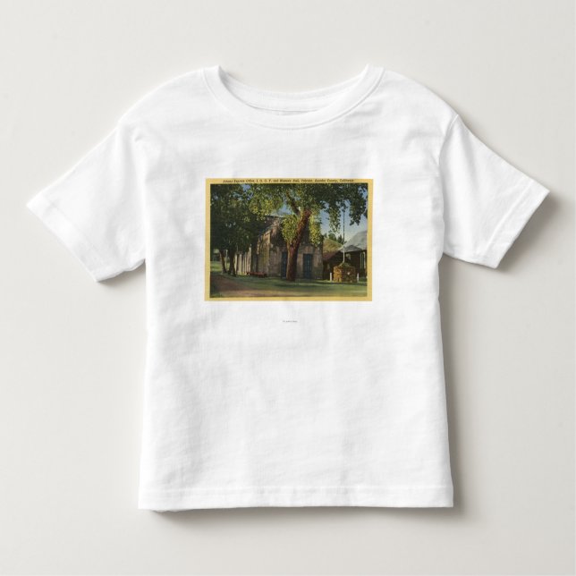 Camiseta Infantil Vista do escritório expresso de Adams (Frente)