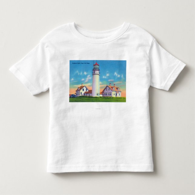 Camiseta Infantil Vista do farol das montanhas (Frente)