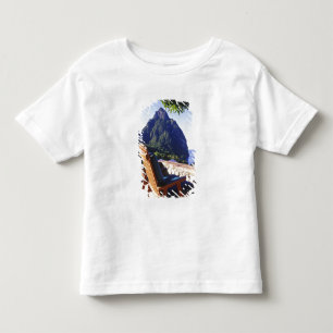 Camiseta Infantil Vista do Gros Piton da Villa Stonefield Estate
