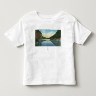 Camiseta Infantil Vista do lago Colden do lago avalanche