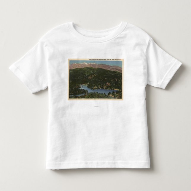 Camiseta Infantil Vista do lago Gregory & San Bernardino (Frente)
