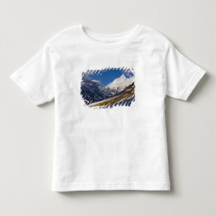 Camiseta Infantil Vista do Monte Jichu Drake, Butão.