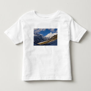 Camiseta Infantil Vista do Monte Jichu Drake, Butão.