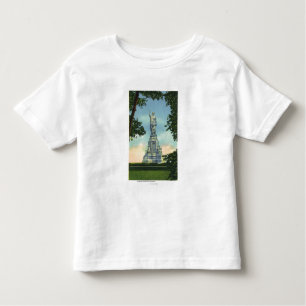 Camiseta Infantil Vista do monumento das ascendências # 2