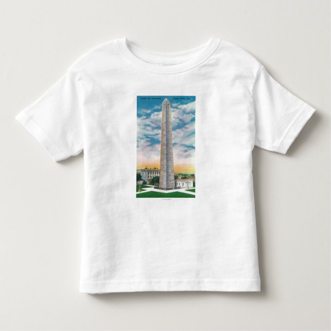 Camiseta Infantil Vista do monumento do monte de depósito (Frente)