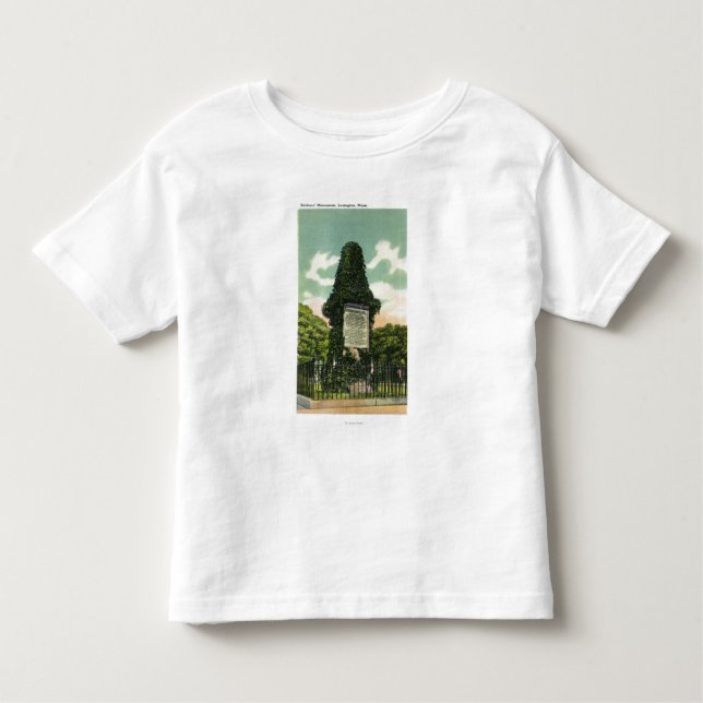 Camiseta Infantil Vista do monumento dos soldados (Frente)