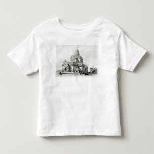 Camiseta Infantil Vista do nordeste do templo de Gaudapalen no Pagan