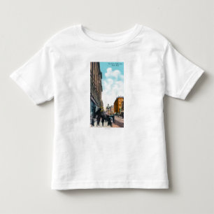 Camiseta Infantil Vista do norte da primeira avenida