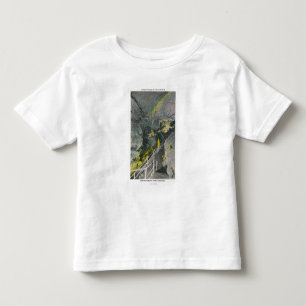 Camiseta Infantil Vista do pagode chinês no templo do titã