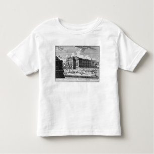 Camiseta Infantil Vista do palácio de Trautson construído para a