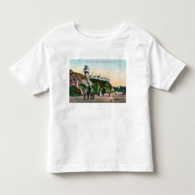 Camiseta Infantil Vista do parapeito em alturas de Sutro # 2 (Frente)