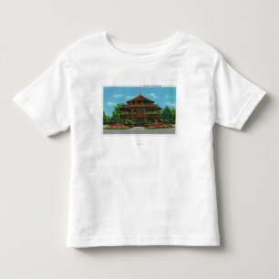 Camiseta Infantil Vista do pavilhão de Highland Park