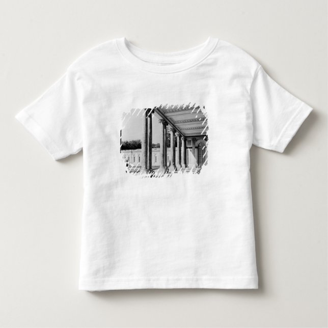 Camiseta Infantil Vista do peristyle e da esquerda do Trianon (Frente)