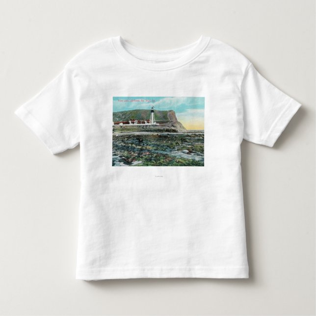 Camiseta Infantil Vista do Point Loma LighthouseSan Diego, CA (Frente)