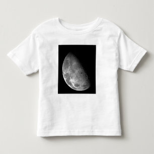 Camiseta Infantil Vista do Pólo Norte da lua